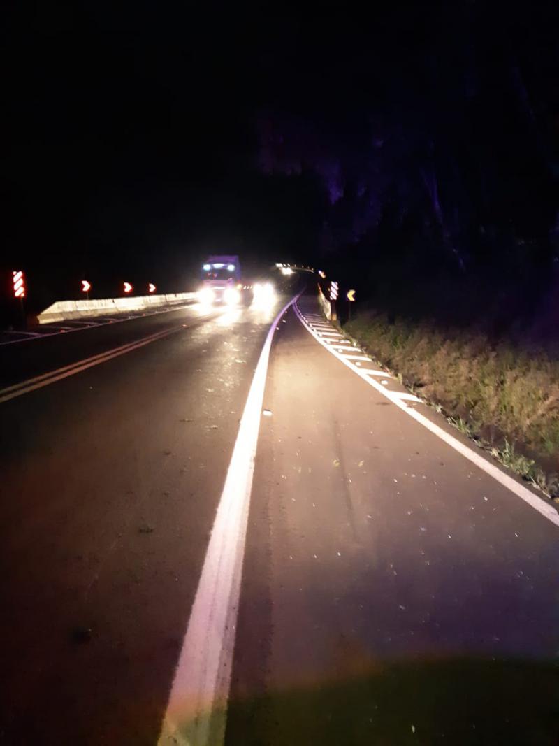 N. Laranjeiras: Dois indÃ­genas sÃ£o atropelados por motocicleta na BR 277
