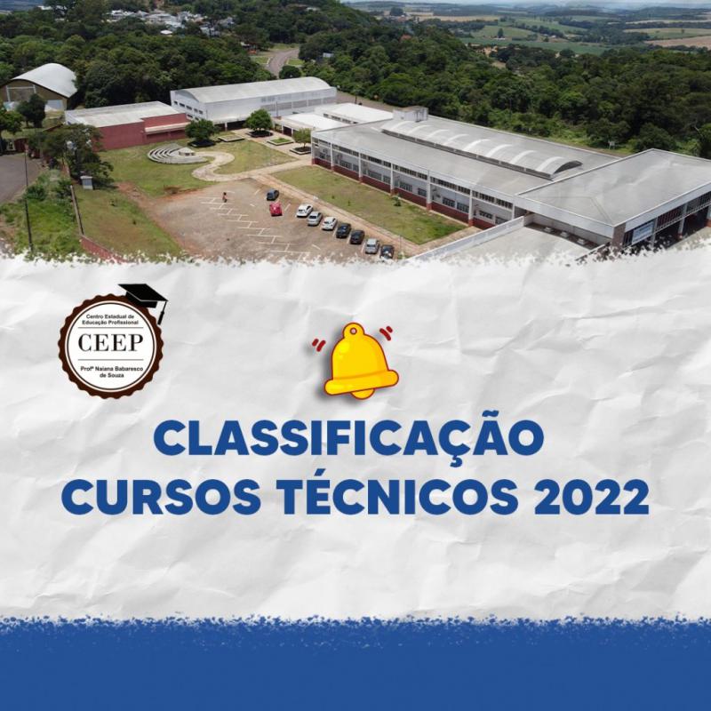 CEEP - ProfÂª Naiana Babaresco de Souza publica os nomes dos classificados dos cursos tÃ©cnicos 