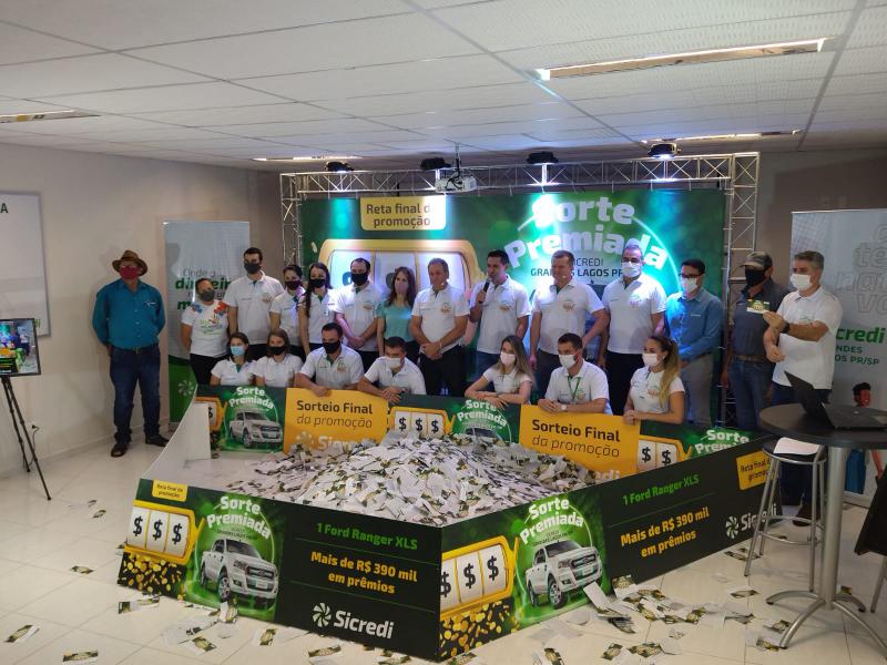 CONFIRA o ganhador da camionete Ford Ranger 0 km da promoÃ§Ã£o Sorte Premiada da Sicredi Grandes Lagos PR/SP