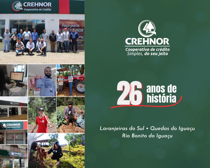 CREHNOR LARANJEIRAS comemora 26 anos