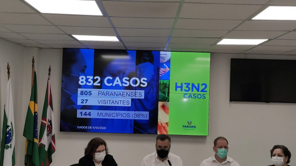 ParanÃ¡ declara epidemia de gripe H3N2 e confirma primeiro caso da variante Ã´micron
