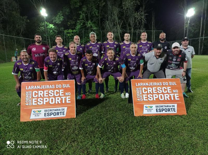 Laranjeiras do Sul estreia com vitória na Copa R10 270+ de Futebol Sete Veteranos