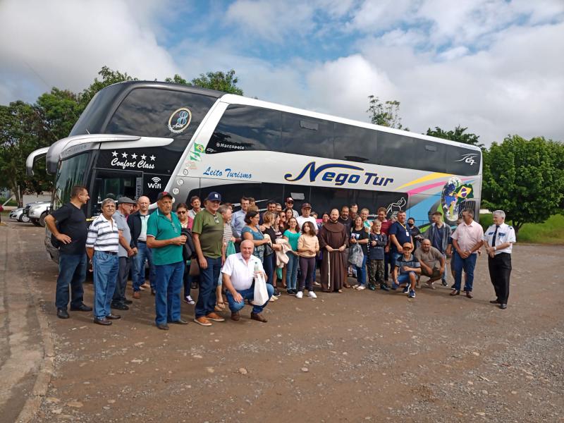 Romaria do TerÃ§o dos Homens da Matriz retorna de Aparecida do Norte