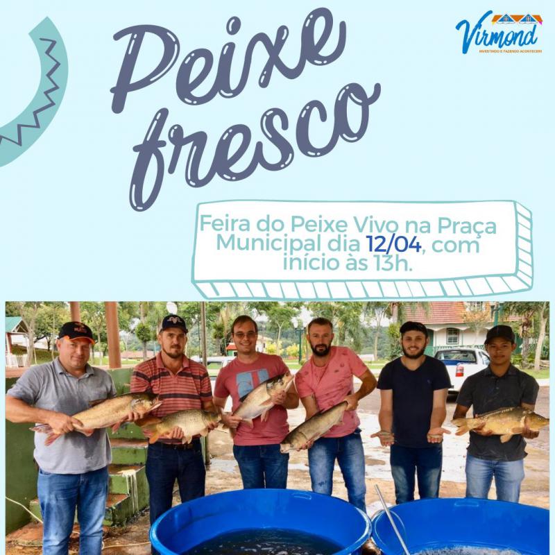 Virmond Realiza Feira do Peixe Vivo Nesta Terça (12)