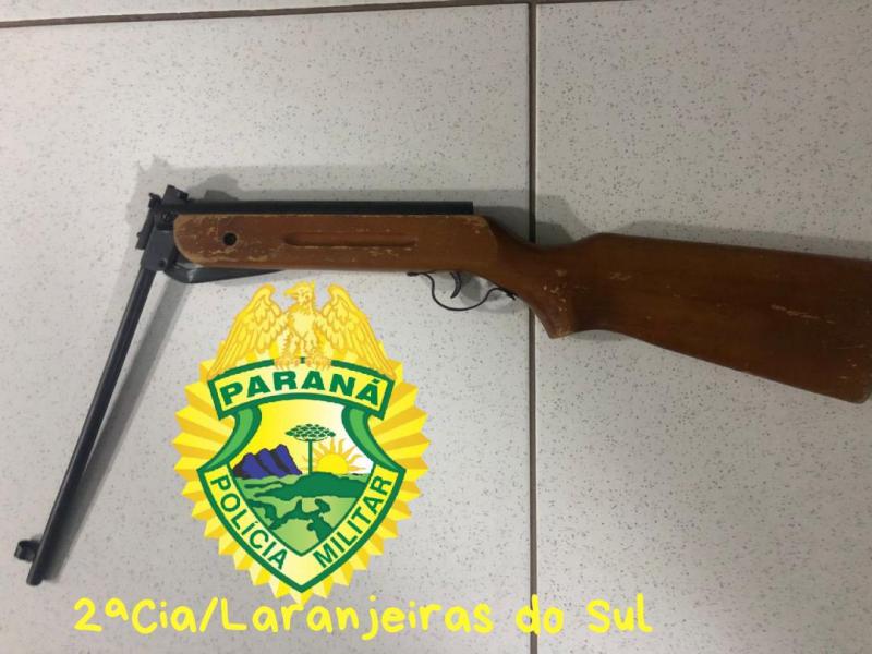 Laranjeiras: Homem é preso com espingarda no bairro Palmeiras