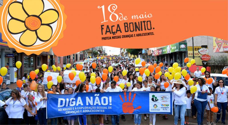 Laranjeiras do Sul - No Dia Nacional de Combate ao Abuso e Ã  ExploraÃ§Ã£o Sexual prefeitura promove caminhada