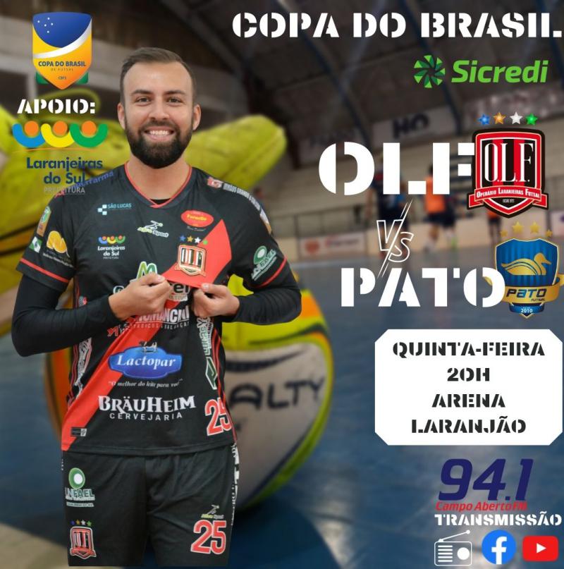 Rádio Campo Aberto será a geradora do sinal do Jogo da Copa do Brasil de Futsal para a CBFS