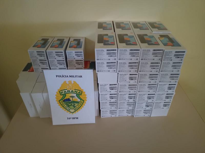 Cantagalo: PM apreende celulares contrabandeados em veÃ­culo oficial