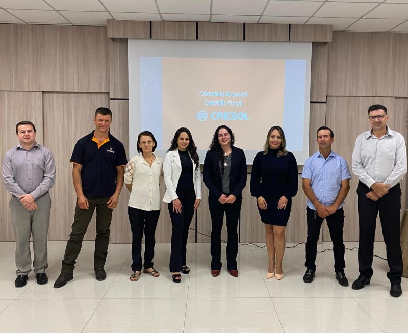 Cresol Vale das Ãguas realiza cerimÃ´nia de posse dos novos conselheiros fiscais para o triÃªnio (2022-2025)  