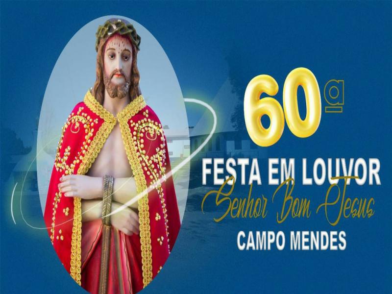 Festa do Bom Jesus em Campo Mendes vai distribuir mais de 30 mil reais na ContribuiÃ§Ã£o Premiada