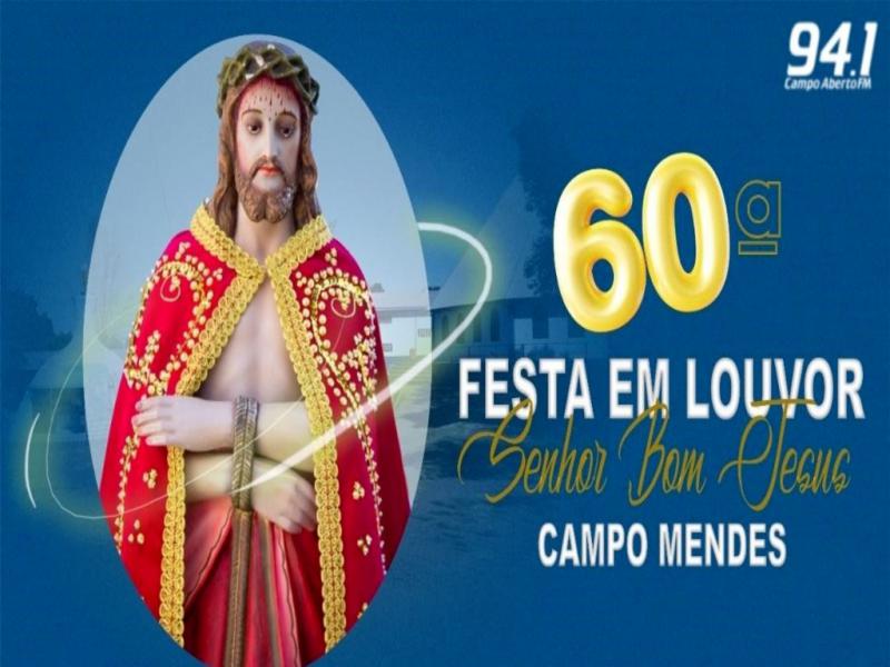 Festa do Senhor Bom Jesus em Campo Mendes terÃ¡ a Carne para a escolha.