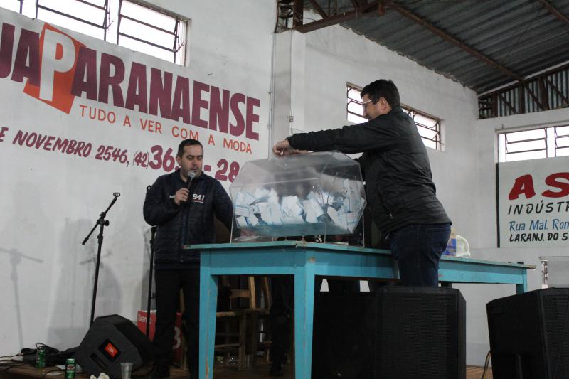 Sorteio da Contribuição Premiada encerrou a 60ª Festa do Senhor Bom Jesus em Campo Mendes