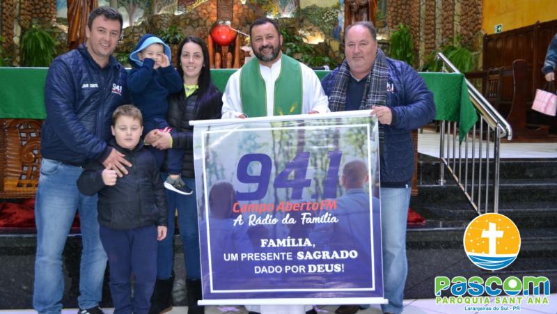 CelebraÃ§Ãµes da Semana Nacional da FamÃ­lia em Laranjeiras do Sul teve centenas de fiÃ©is