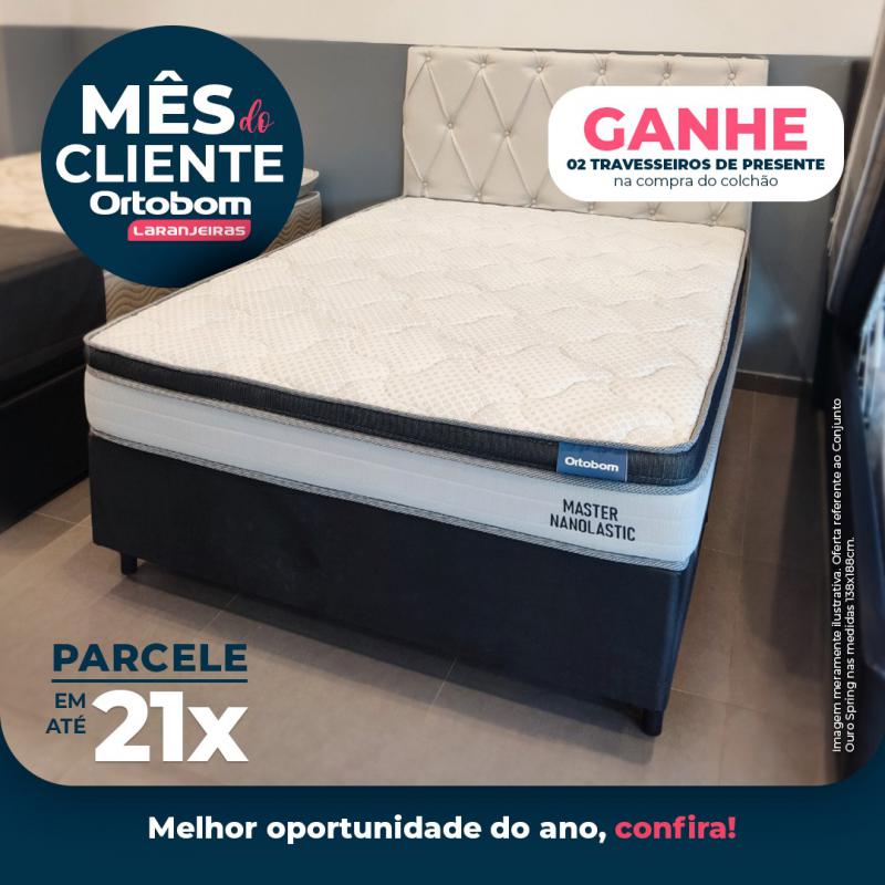 Setembro mÃªs do Cliente nos ColchÃµes Ortobom Laranjeiras 