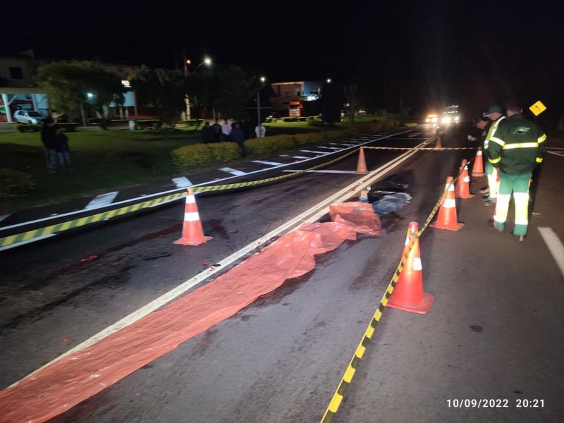 N. Laranjeiras: IndÃ­gena morre apÃ³s ser atropelado na BR 277 