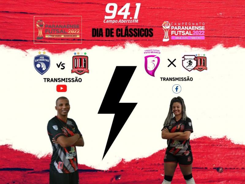 Paranaense Futsal Chave Ouro: OperÃ¡rio Laranjeiras em dose dupla fora de casa nesta Quarta Feira