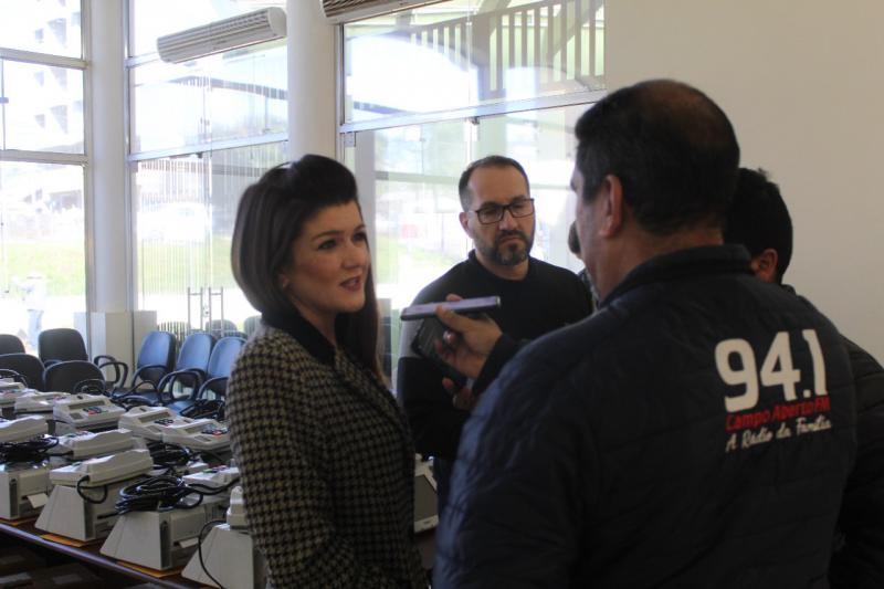 Fórum Eleitoral da Comarca de Laranjeiras do Sul está realizando a Cerimonia de Lacração das Urnas Eletrônicas