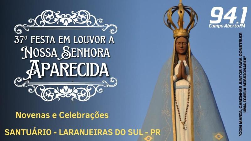 Celebrações nos dias das Novenas de Aparecida, estarão acontecendo em 04 horários diferentes