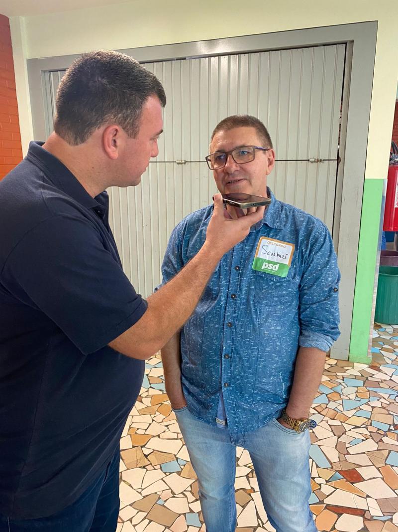 Vice-prefeito Scarpari votou no ColÃ©gio Gildo AluÃ­sio Shuck