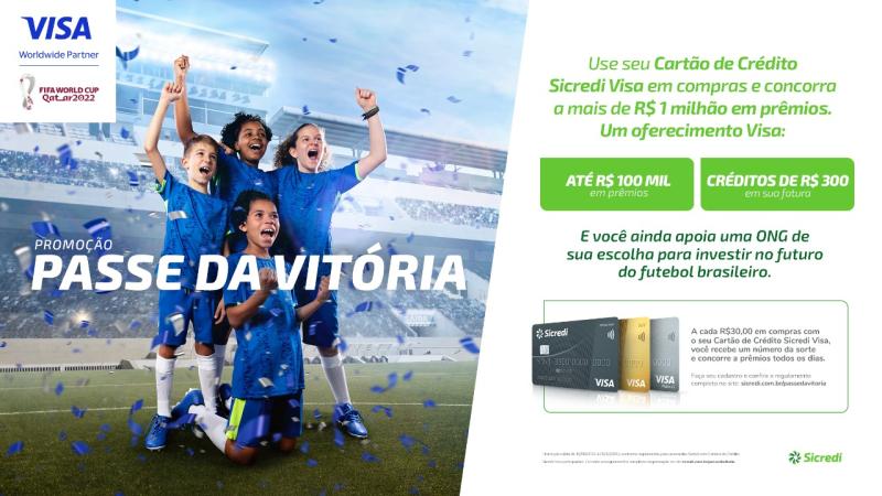 Nova promoÃ§Ã£o do Sicredi em parceria com Visa  sorteia mais de R$ 1 milhÃ£o em prÃªmios 