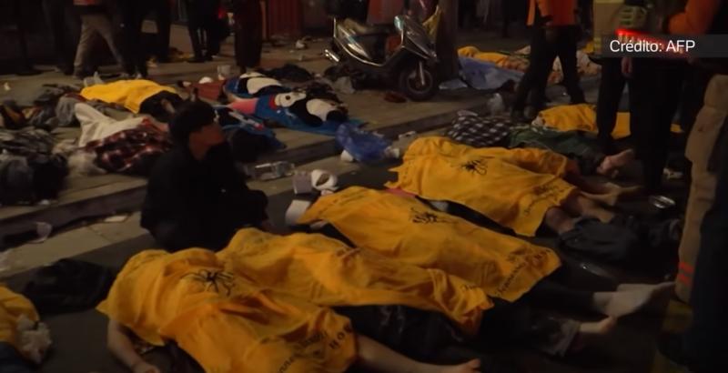 Mais de 150 pessoas morrem apÃ³s multidÃ£o ser esmagada em HALLOWEEN na Coreia do Sul