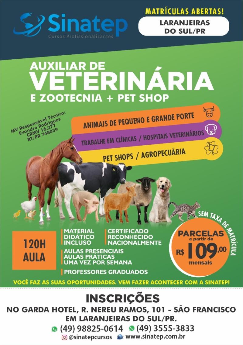 AtenÃ§Ã£o... A Sinatep Cursos traz para Laranjeiras do Sul e RegiÃ£o  Ãšltimas 10 vagas. 
