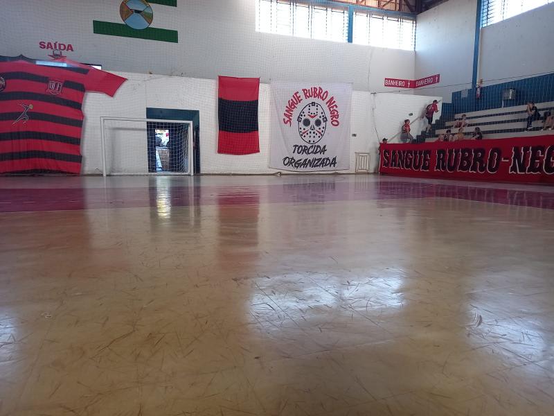 GinÃ¡sio Alessandro Bovino de Rio Bonito do IguaÃ§u estÃ¡ pronto para a semifinal da Copa ParanÃ¡ de Futsal