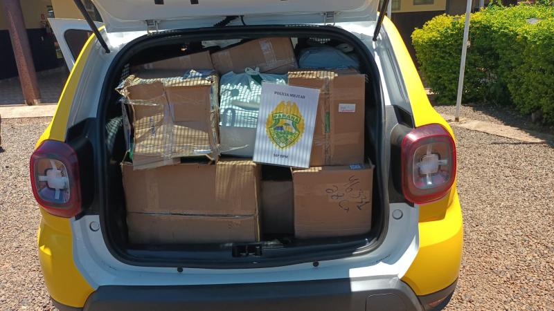 N. Laranjeiras: PM apreende grande quantidade de maconha na BR 277 