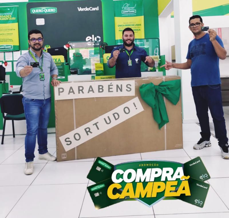 Compra CampeÃ£ CartÃ£o Quero Quero Elo premia cliente de Rio Bonito do IguaÃ§u 