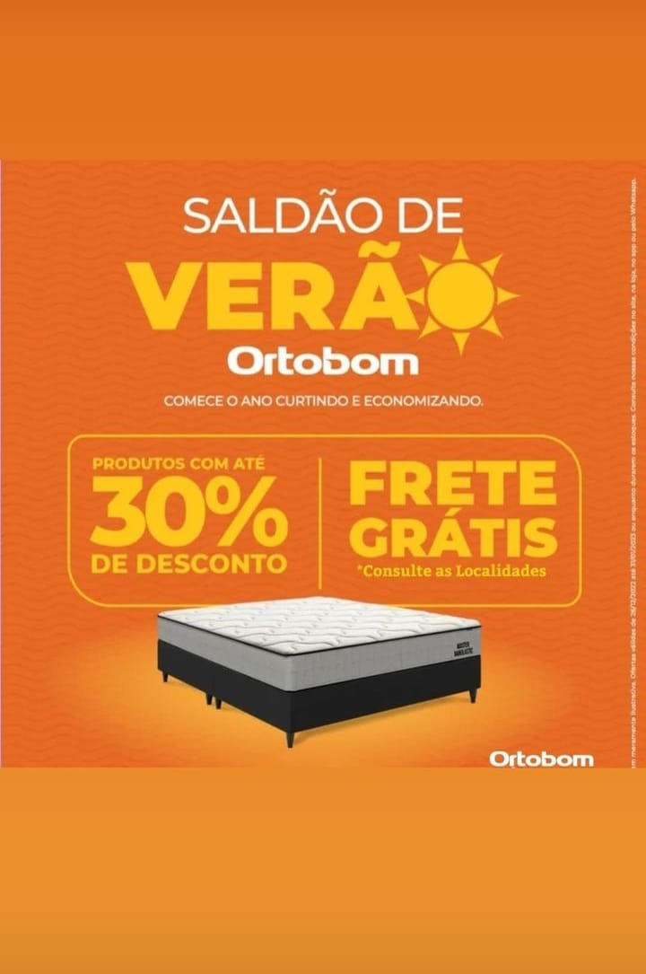Confira o SaldÃ£o de VerÃ£o dos ColchÃµes Ortobom
