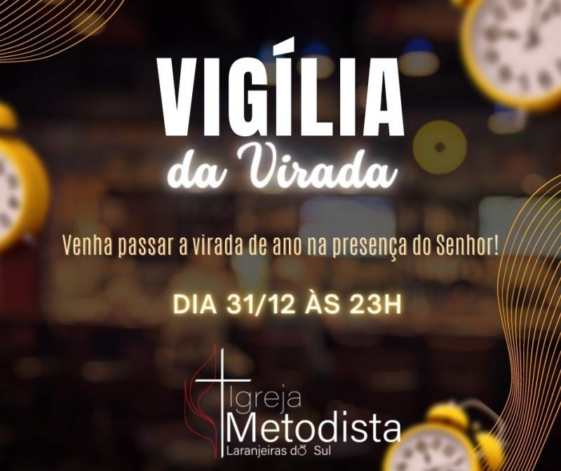 Igreja Metodista de Laranjeiras do Sul fará culto de virada de ano com vigília (31/12)