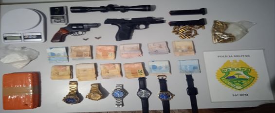 Laranjeiras: Homem Ã© preso com armas e drogas no bairro BancÃ¡rio