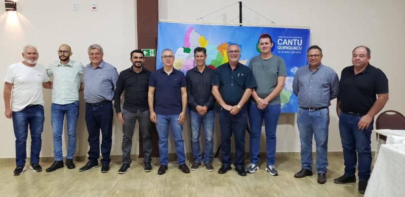 Prefeito Sezar Augusto Bovino foi reeleito como presidente da AssociaÃ§Ã£o dos municÃ­pios da CantuquiriguaÃ§u