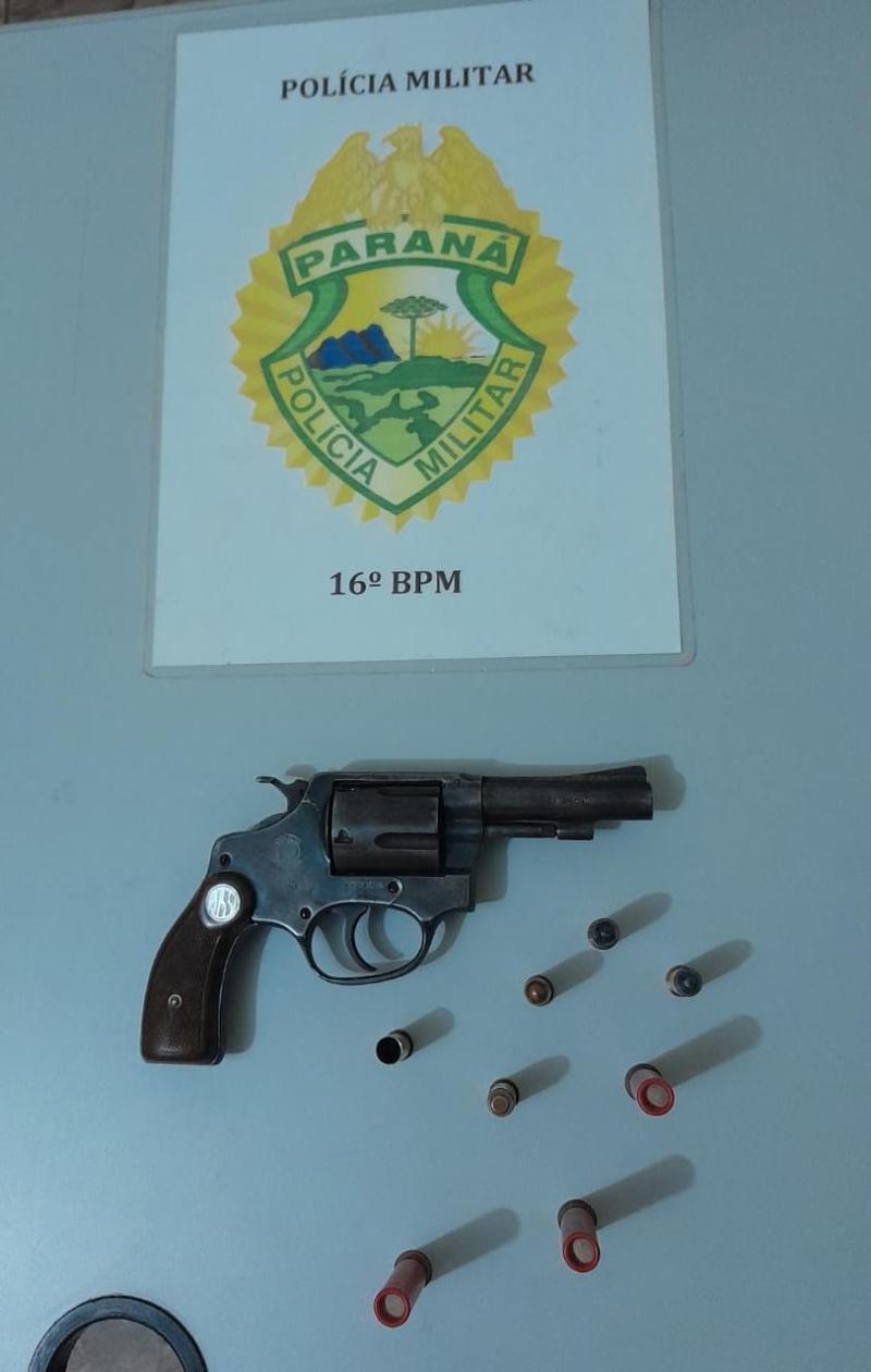Laranjeiras: Homem alcoolizado Ã© preso apÃ³s disparar revÃ³lver no bairro N.S. Aparecida