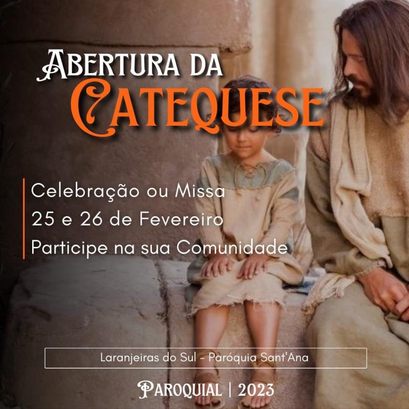 CelebraÃ§Ãµes nas comunidades marcam a abertura do ano catequÃ©tico 2023