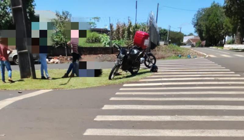 Laranjeiras: ApÃ³s colisÃ£o envolvendo duas motocicletas duas pessoas sofrem ferimentos moderados 