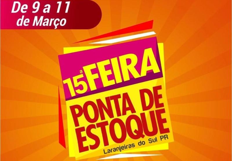 Feira Ponta de Estoque de Laranjeiras do Sul foi sucesso de comercializaÃ§Ã£o