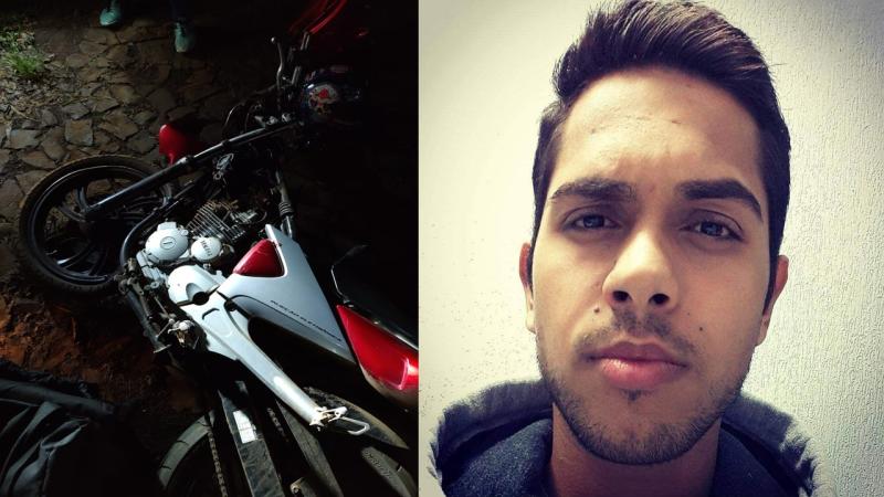 Rio Bonito: Motociclista morre na PR 158 ao colidir moto contra caminhÃ£o 