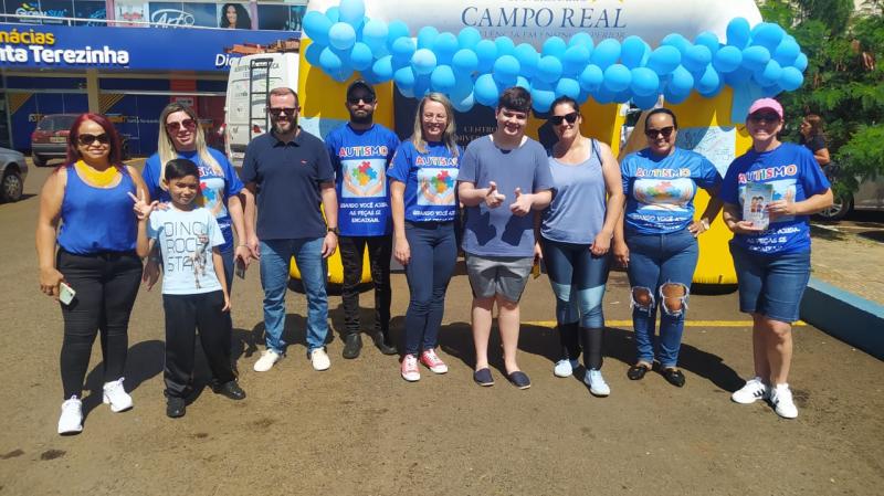 LS: PedÃ¡gio para conscientizar sobre o autismo no centro da cidade