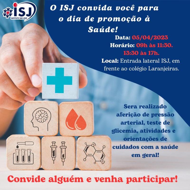 LS: Instituto SÃ£o JosÃ© vai realizar o dia de PromoÃ§Ã£o Ã  SaÃºde
