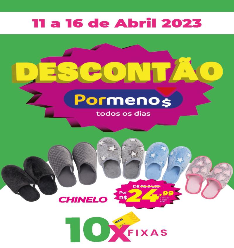 DESCONTÃƒO - Loja Pormenos inicia hoje terÃ§a-feira (11/04) 