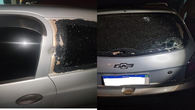 RBI: Vereador tem carro atingido por tiros no interior do municÃ­pio