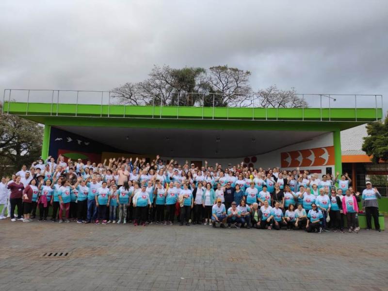 Laranjeiras do Sul se mobilizou no dia nacional de combate a hipertensÃ£o arterial que Ã© celebrado em 26 de abril 