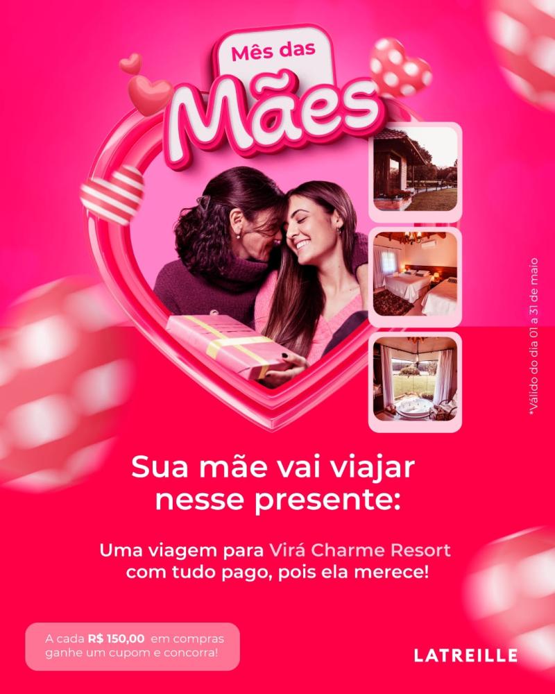 PromoÃ§Ã£o Dia das MÃ£es Latreille Jeans Laranjeiras 