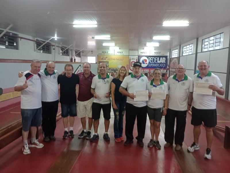 Curso de Arbitragem de BolÃ£o realizado em Laranjeiras do Sul 