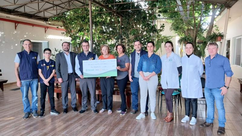 LS: Rotary Clube promoveu o repasse de mais de 9 mil reais para a Casa de Repouso SÃ£o Francisco Xavier