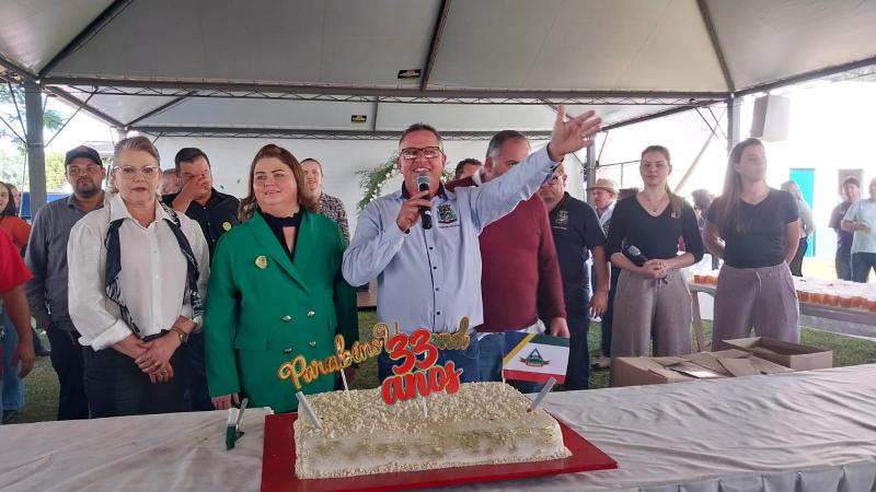 ParabÃ©ns ao Virmond teve gelado servido aos participantes 