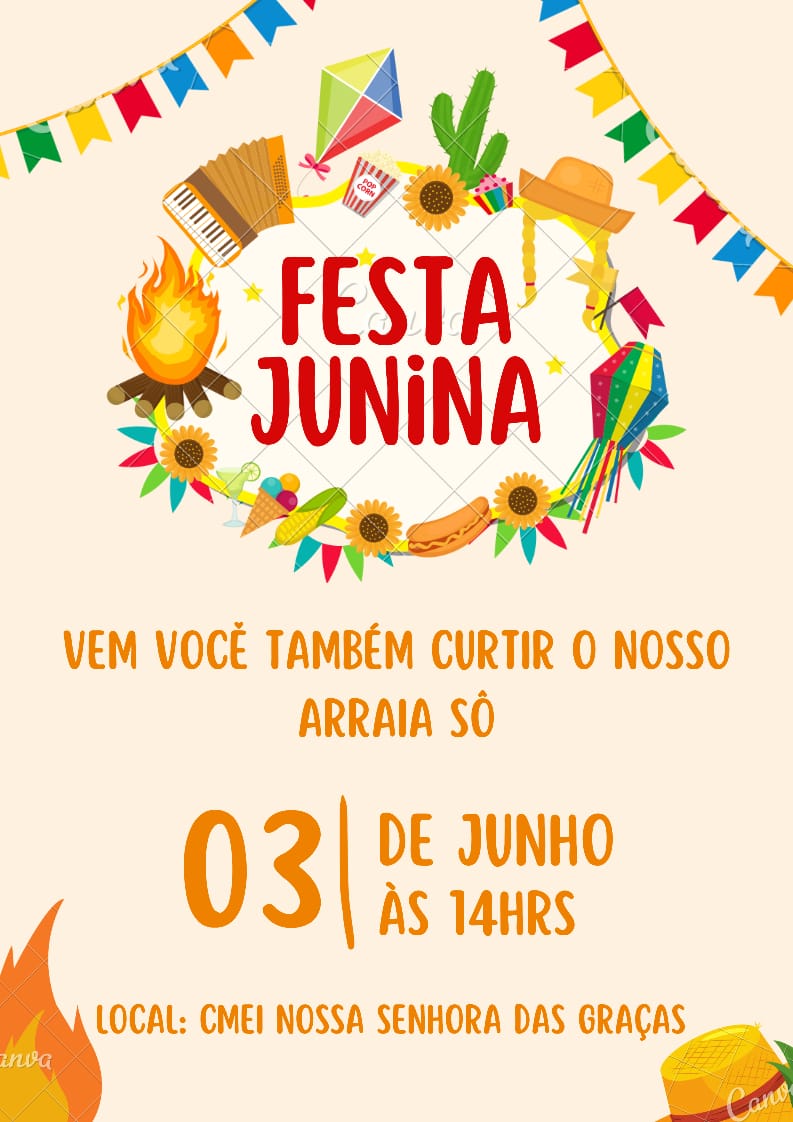 LS: MÃªs de Junho inicia com Arraia dos Cemeis Nossa Senhora das GraÃ§as e Pingo de Gente