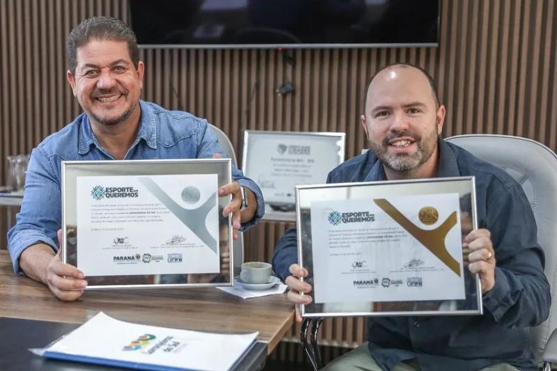 Laranjeiras do Sul Ã© premiado por investimentos no esporte 