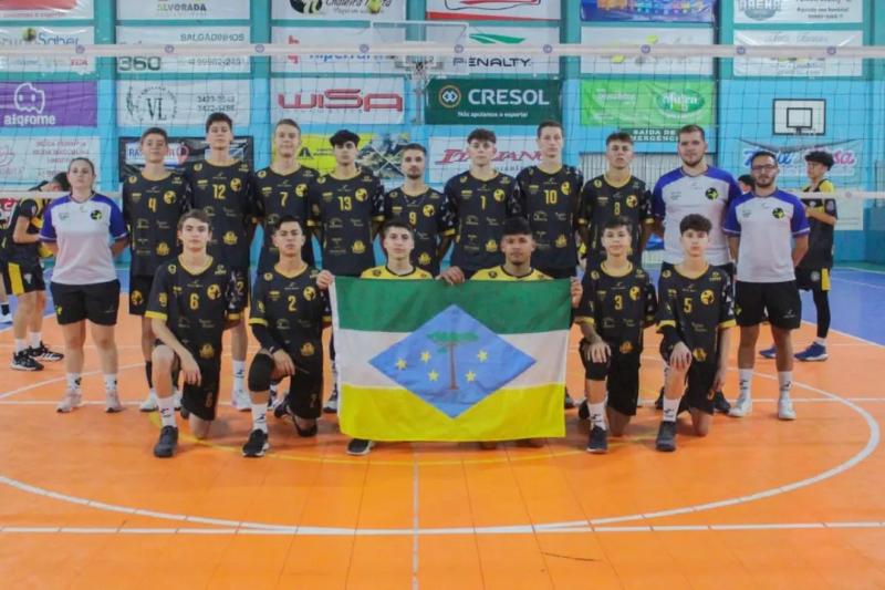 Laranjeiras do Sul Ã© CampeÃ£o no Volei masculino nos Jojups Fase Regional 